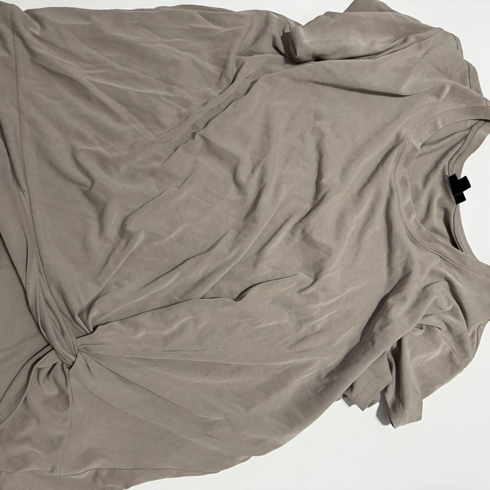 Beige Knotted T-Shirt torrid 2